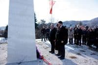 Na Cetinju položeni vijenci u Bajicama i na spomeniku Lovćenska vila Na Cetinju položeni vijenci u Bajicama i na spomeniku Lovćenska vila