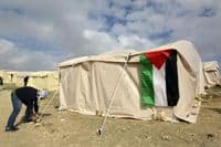 Palestinci podigli protestne šatore Palestinci podigli protestne šatore