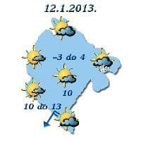 Promjenljivo oblačno, do 13 stepeni Promjenljivo oblačno, do 13 stepeni