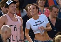 Dvije gospođe Federer na tribinama! Dvije gospođe Federer na tribinama!