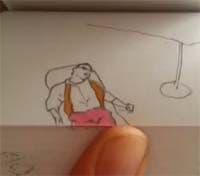 Cijeli spot pjesme "Gangnam Syle" nacrtan rukom Cijeli spot pjesme "Gangnam Syle" nacrtan rukom