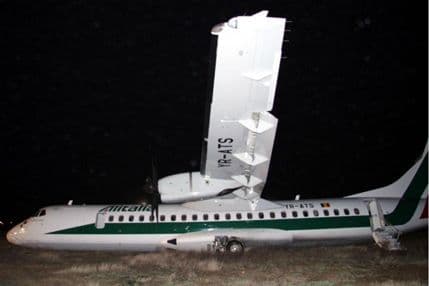 Rim: Avion izletio sa piste, 16 povrijeđenih Rim: Avion izletio sa piste, 16 povrijeđenih