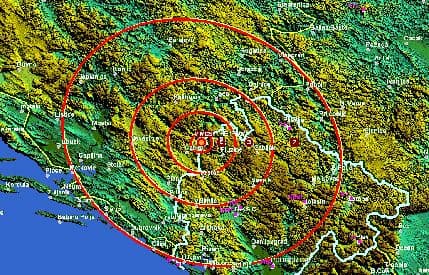 Zemljotres jačine 3.9 Rihtera na granici Crne Gore i BiH Zemljotres jačine 3.9 Rihtera na granici Crne Gore i BiH