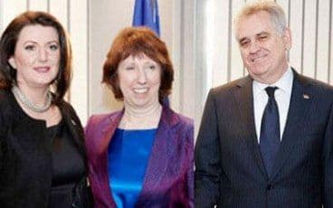 Počeo susret Ešton-Nikolić-Jahjaga Počeo susret Ešton-Nikolić-Jahjaga