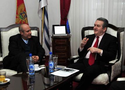 Gradonačelnik Mugoša ugostio Federika Moću Gradonačelnik Mugoša ugostio Federika Moću