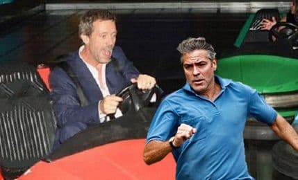 Hju Lori i Džordž Kluni na suprotnim stranama u "Zemlji sjutrašnjice" Hju Lori i Džordž Kluni na suprotnim stranama u "Zemlji sjutrašnjice"