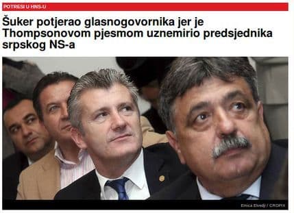 Šuker zbog Karadžića smijenio portparola! Šuker zbog Karadžića smijenio portparola!