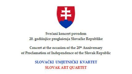 Koncert u čast dvije decenije Slovačke Republike Koncert u čast dvije decenije Slovačke Republike