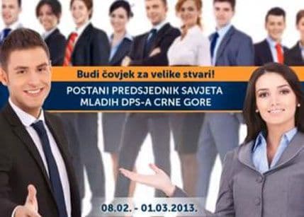 Pedeset kandidata za predsjednika Savjeta mladih DPS-a Pedeset kandidata za predsjednika Savjeta mladih DPS-a