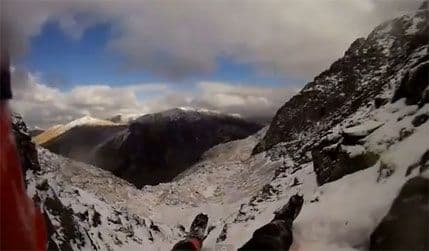 VIDEO: Pad na planini snimljen kamerom s kacige! VIDEO: Pad na planini snimljen kamerom s kacige!