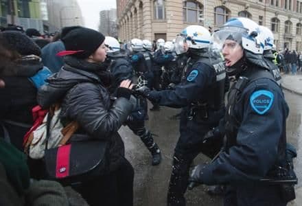 U Montrealu privedeno više od 240 ljudi U Montrealu privedeno više od 240 ljudi