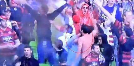 VIDEO: Nokautirao vođu navijača rivala! VIDEO: Nokautirao vođu navijača rivala!