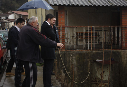 Bogdanović obišao poplavljena područja Bogdanović obišao poplavljena područja