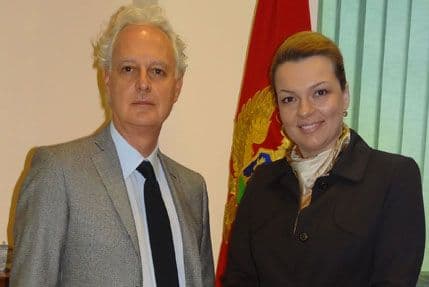 Ministarka Vlahović primila u oproštajnu posjetu ambasadora Barbantija Ministarka Vlahović primila u oproštajnu posjetu ambasadora Barbantija