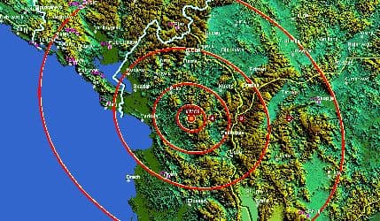 SZCG: Jutros registrovan zemljotres jačine 4.2 Rihtera SZCG: Jutros registrovan zemljotres jačine 4.2 Rihtera
