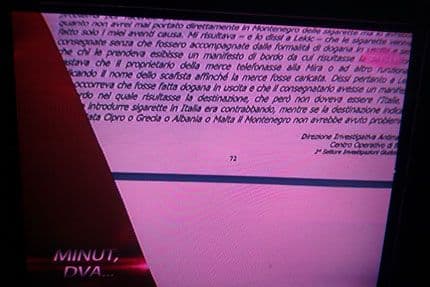 Televizija Pink objavila 71. stranu Kuomovog svjedočenja Televizija Pink objavila 71. stranu Kuomovog svjedočenja