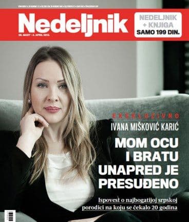 Ivana Mišković: "Mom ocu je unaprijed presuđeno" Ivana Mišković: "Mom ocu je unaprijed presuđeno"
