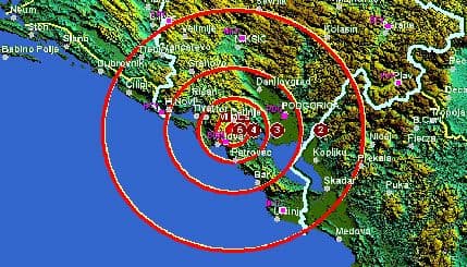 Zemljotres kod Očinića Zemljotres kod Očinića