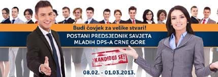 Nikola Pešić predsjednik Savjeta mladih DPS-a Nikola Pešić predsjednik Savjeta mladih DPS-a