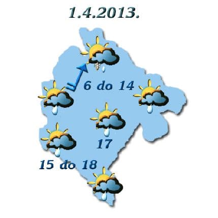 ZHMS: Oblačno sa sunčanim intervalima, do 18 stepeni ZHMS: Oblačno sa sunčanim intervalima, do 18 stepeni