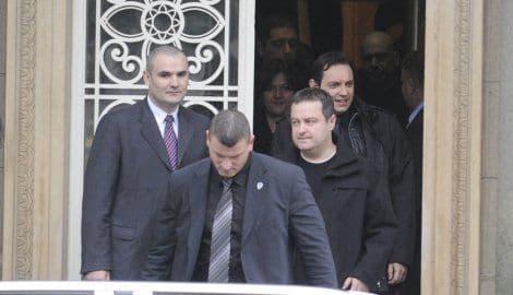 Srbija: Završen sastanak Vučića, Dačića i Nikolića Srbija: Završen sastanak Vučića, Dačića i Nikolića