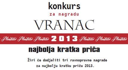 Karver raspisao konkurs „Vranac 2013“ za najbolju kratku priču Karver raspisao konkurs „Vranac 2013“ za najbolju kratku priču