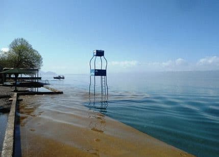 Ohridsko jezero prelilo i poplavilo okolinu Ohridsko jezero prelilo i poplavilo okolinu