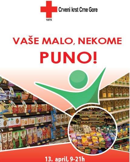 Akcija "Vaše malo, nekome puno" Crvenog krsta u marketima Volija, Merkatora i Lakovića Akcija "Vaše malo, nekome puno" Crvenog krsta u marketima Volija, Merkatora i Lakovića