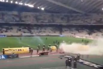 VIDEO: Navijači AEK-a jurili igrače!