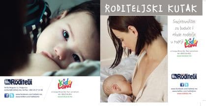 Podgorica: Sjutra prvi Roditeljski kutak o dojenju i njezi beba Podgorica: Sjutra prvi Roditeljski kutak o dojenju i njezi beba