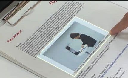 VIDEO: Fujitsu pretvara papir u tačskrin VIDEO: Fujitsu pretvara papir u tačskrin