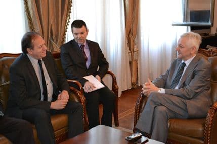 Dakić primio predsjednika Stalnog komiteta sindikata evropskih centralnih banaka Dakić primio predsjednika Stalnog komiteta sindikata evropskih centralnih banaka