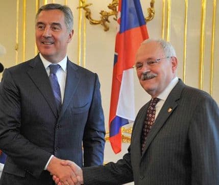 Đukanović - Gašparovič: Snažna podrška Slovačke Đukanović - Gašparovič: Snažna podrška Slovačke