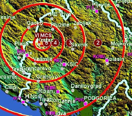 Zemljotres od 3,5 Rihtera u okolini Krsca Zemljotres od 3,5 Rihtera u okolini Krsca