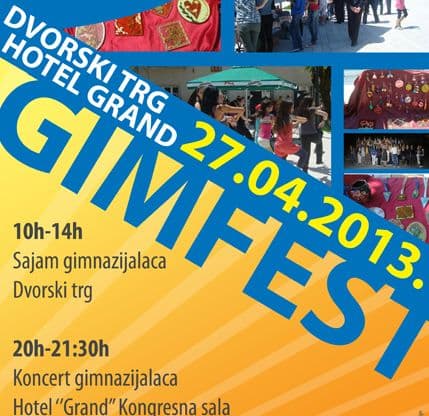 Gimfest na Cetinju 27. aprila Gimfest na Cetinju 27. aprila