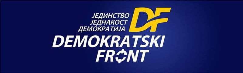 Protest mladih DF-a ispred zgrade delegacije EU Protest mladih DF-a ispred zgrade delegacije EU