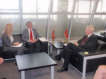 Stojanović sa šefom Misije OEBS-a Stojanović sa šefom Misije OEBS-a