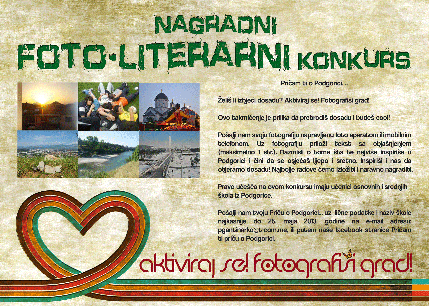 Raspisan foto –literarni konkurs „Pričam ti o Podgorici“ Raspisan foto –literarni konkurs „Pričam ti o Podgorici“