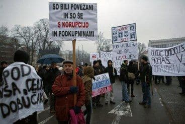 Ljubljana: Na protestu 1.000 ljudi Ljubljana: Na protestu 1.000 ljudi