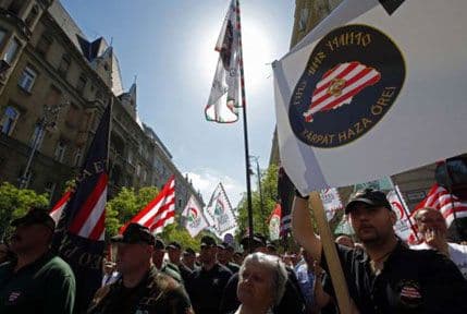 Miting ekstremne desnice u Budimpešti Miting ekstremne desnice u Budimpešti