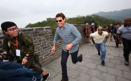 Tom Kruz bježao sa Kineskog zida Tom Kruz bježao sa Kineskog zida