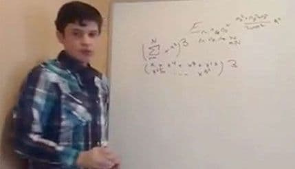 VIDEO: Autistični dječak koji želi da dokaže da teorija relativiteta nije tačna VIDEO: Autistični dječak koji želi da dokaže da teorija relativiteta nije tačna