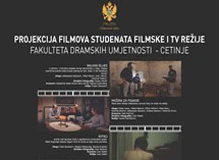 Projekcija studentskih filmova FDU u Ministarstvu kulture Projekcija studentskih filmova FDU u Ministarstvu kulture
