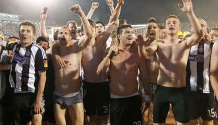 Fudbaleri Partizana šampioni Srbije 25. put Fudbaleri Partizana šampioni Srbije 25. put