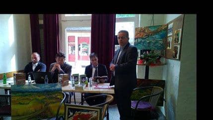 Mirsad Hadrović i Džeko Bibuljica predstavili knjige u Luksemburgu Mirsad Hadrović i Džeko Bibuljica predstavili knjige u Luksemburgu