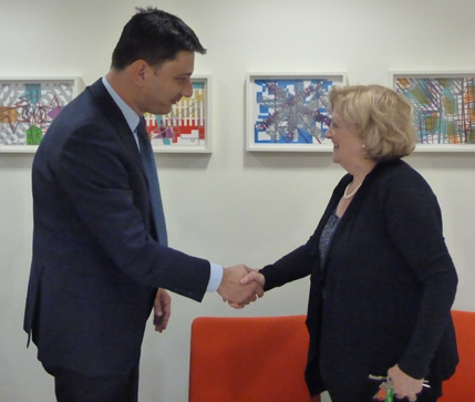 Pajović razgovarao sa ambasadorkom Najt Sends Pajović razgovarao sa ambasadorkom Najt Sends