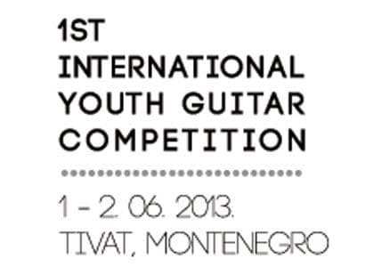 Prvo Međunarodno takmičenje mladih gitarista 1. i 2. juna u Tivtu Prvo Međunarodno takmičenje mladih gitarista 1. i 2. juna u Tivtu