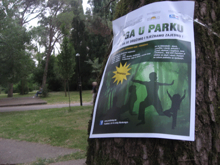 Joga u Njegoševom parku Joga u Njegoševom parku