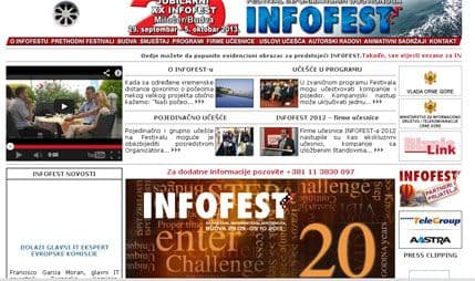 Krajem septembra počinje INFOFEST Krajem septembra počinje INFOFEST
