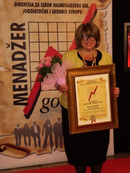 Pavlović: Nagrada podsticaj za dobrobit naših klijenata Pavlović: Nagrada podsticaj za dobrobit naših klijenata